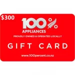 100% Appliance $300 NZD Physical Gift Card (Express Delivery)