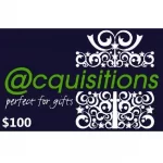 Acquisitions $100 NZD Physical Gift Card (Express Delivery)