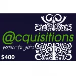 Acquisitions $400 NZD Physical Gift Card (Express Delivery)