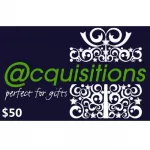 Acquisitions $50 NZD Physical Gift Card (Express Delivery)
