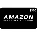 Amazon Surf $300 NZD Physical Gift Card (Express Delivery)