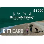 Hunting & Fishing New Zealand $1000 NZD Physical Gift Card (Express Delivery)