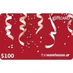 The Warehouse $100 NZD Physical Gift Card (Express Delivery)
