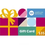Warehouse Stationery $35 NZD Physical Gift Card (Express Delivery)