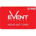 EVENT Cinemas 00 NZD Physical Gift Card (Express Delivery)
