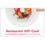 Restaurant 0 NZD Physical Gift Card (Express Delivery)