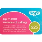 Skype Gift Cards/Prepaid Cards New Zealand Region - NZD (Email Delivery)