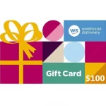 Warehouse Stationery $100 NZD Physical Gift Card (Express Delivery)