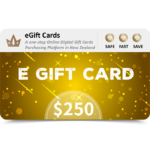 eGift Cards $250 NZD E Gift Card (Email Delivery)