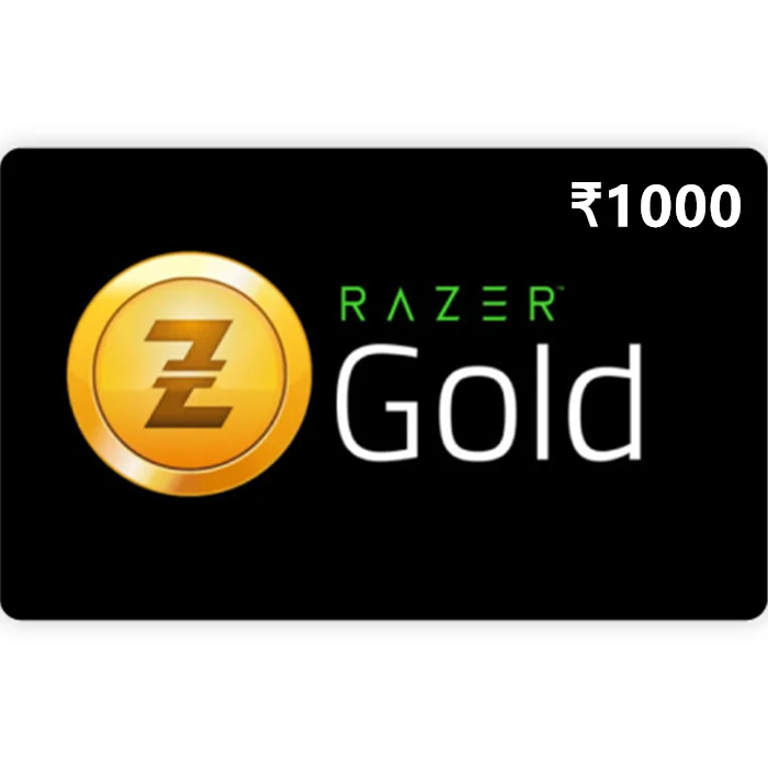 Razer Gold ₹1000 INR Gift Card (Email Delivery) » eGift Cards