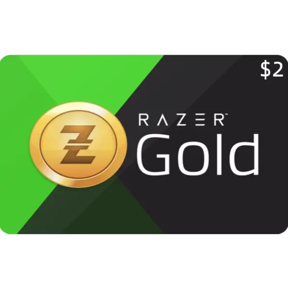 Razer Gold Global $2 USD Gift Card (Email Delivery)