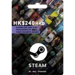 Steam HK$240 HKD Digital Gift Card (Email Delivery)