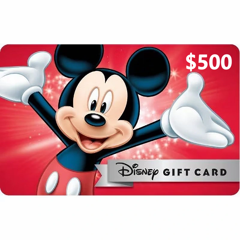 Disney Gift Card 500 usd