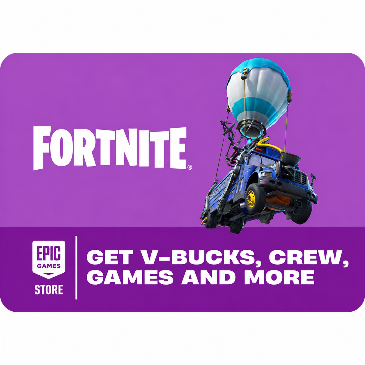 Fortnite Gift Card United States Region - USD (Email Delivery)