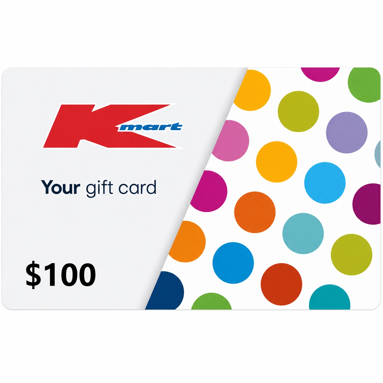 K mart Gift Card-100-aud