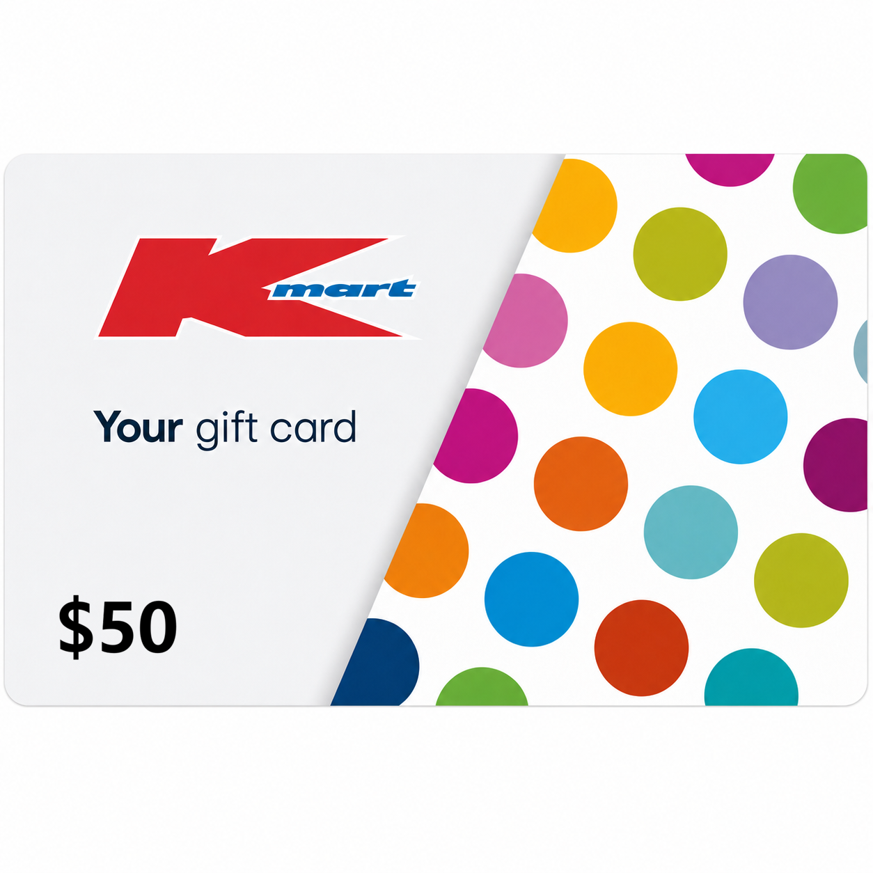 K mart Gift Card-50-aud