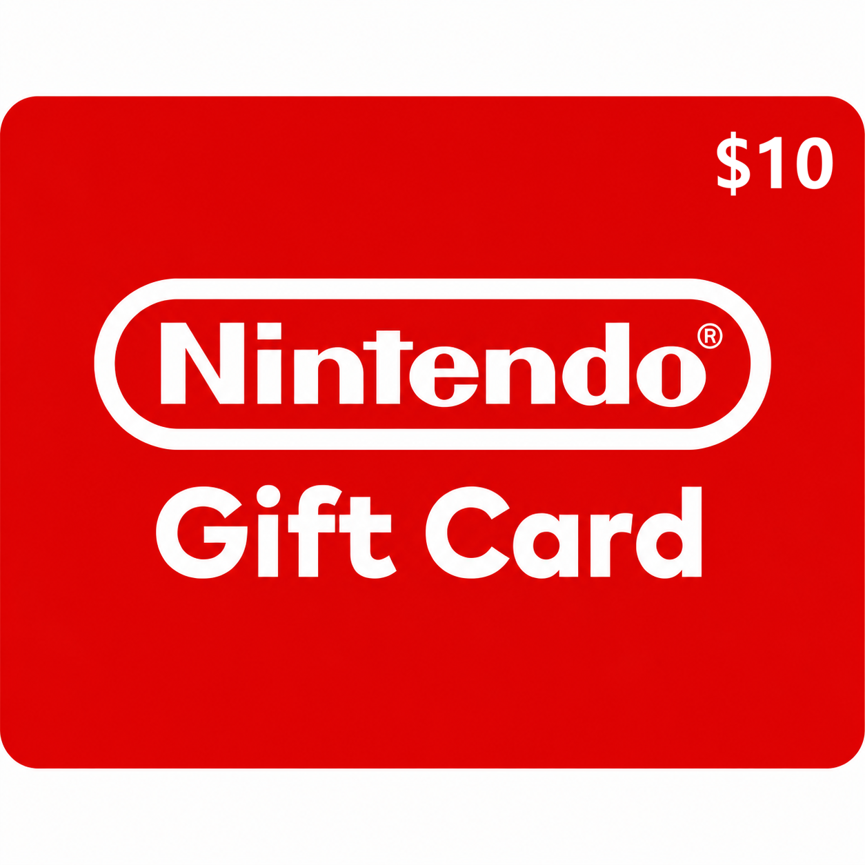 Nintendo Gift Card United States Region 10 USD