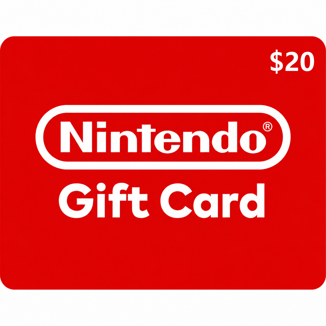 Nintendo Gift Card United States Region 20 USD