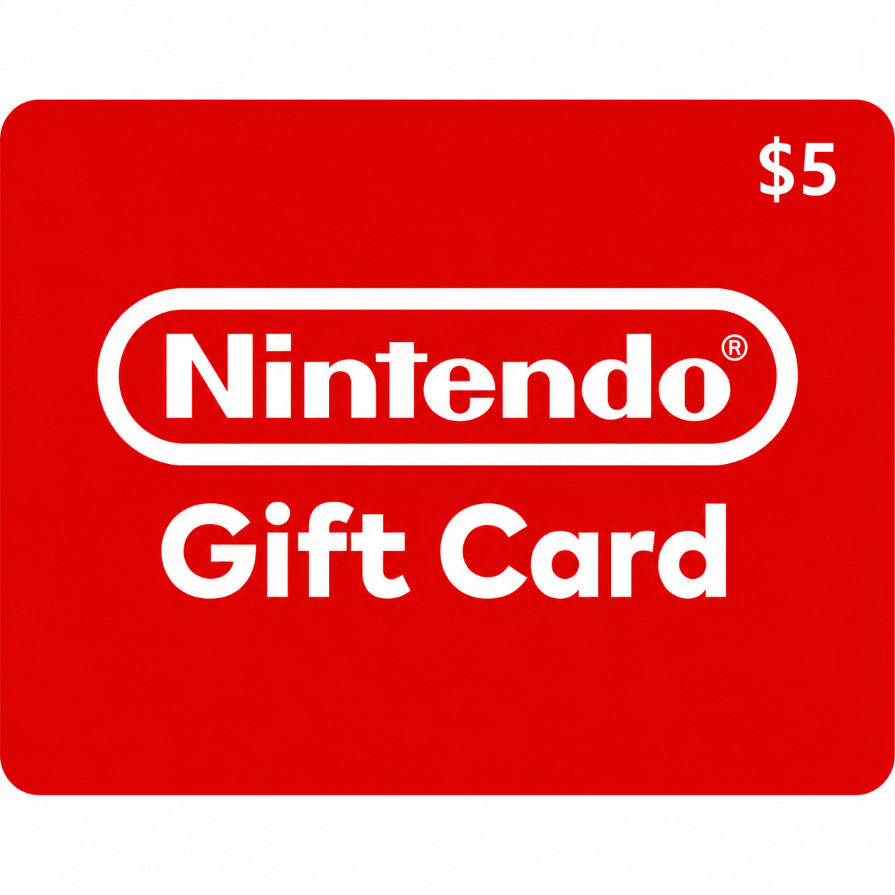 Nintendo Gift Card United States Region 5 USD