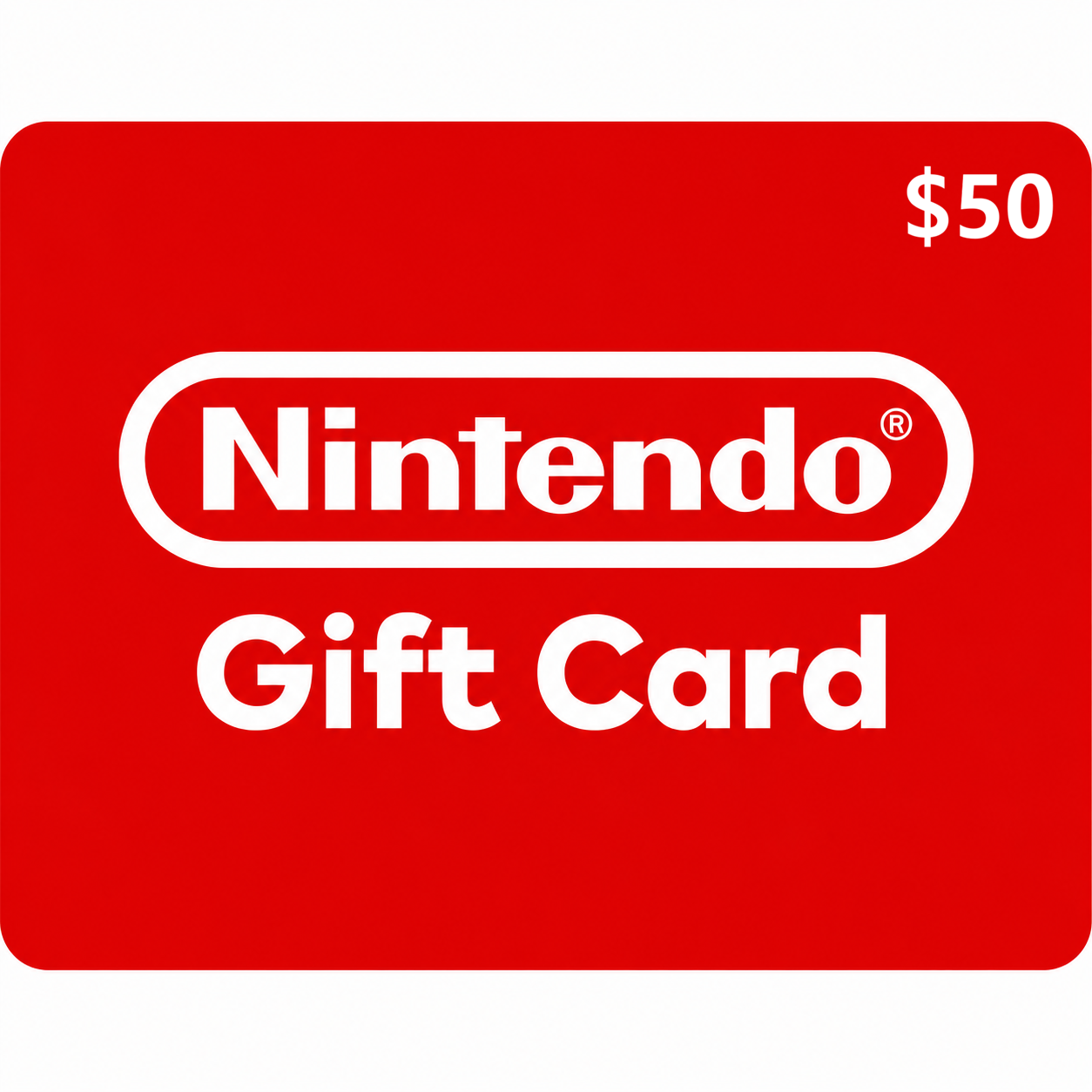 Nintendo Gift Card United States Region 50 USD