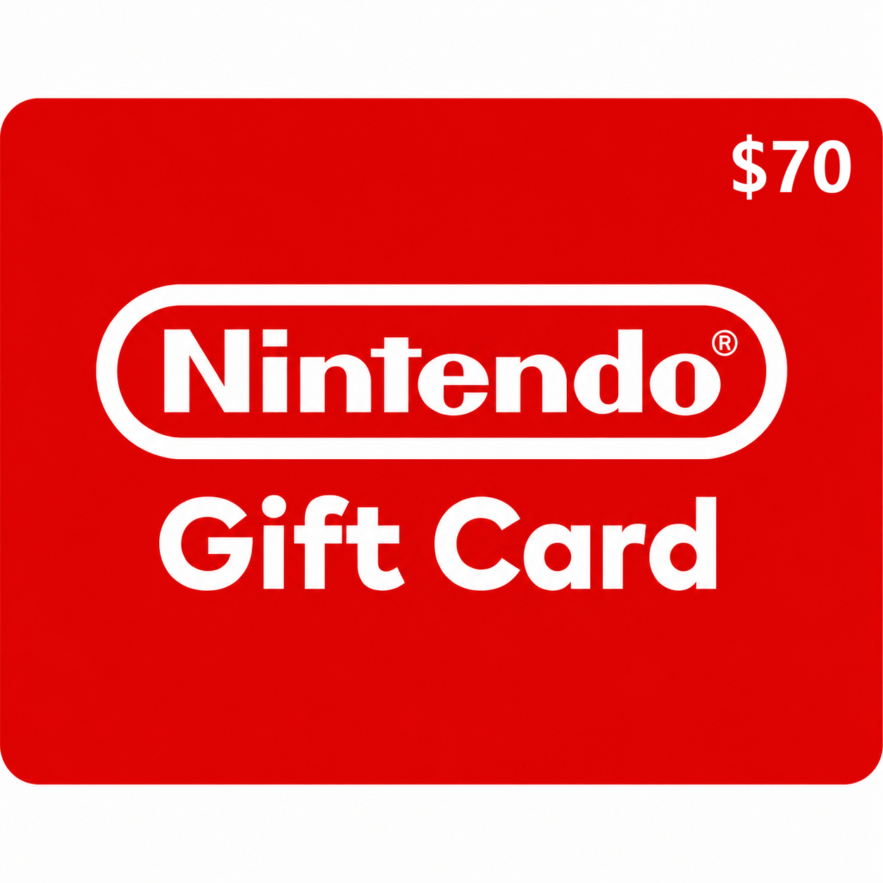 Nintendo Gift Card United States Region 70 USD
