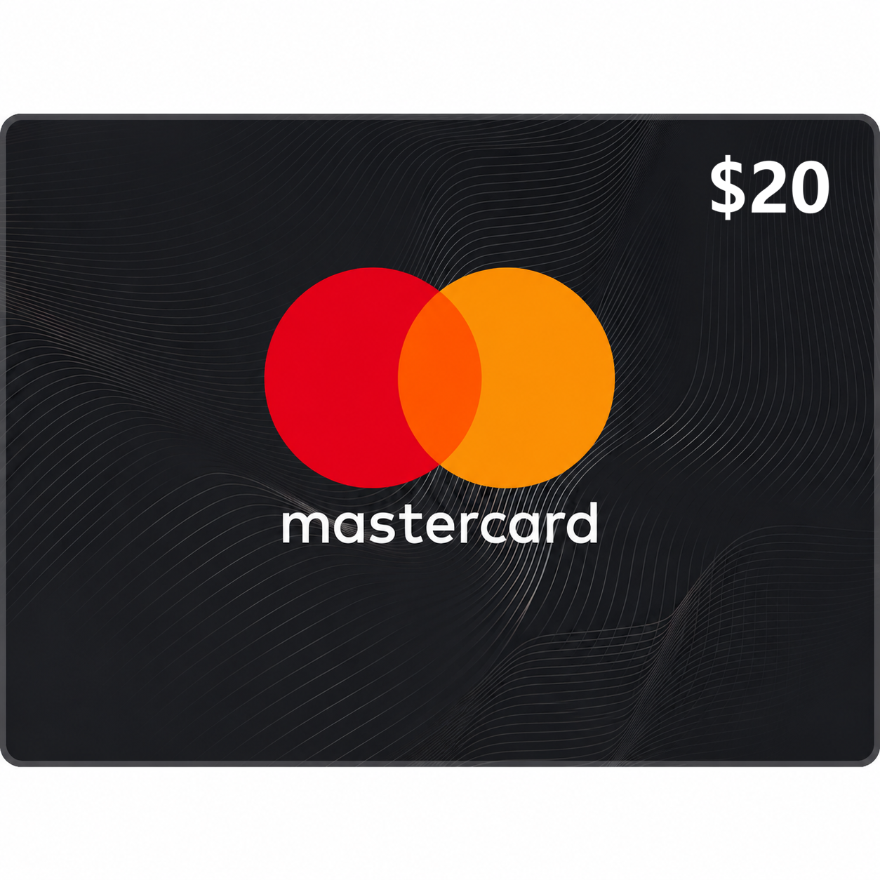 Prepaid Mastercard Gift Card 20 usd