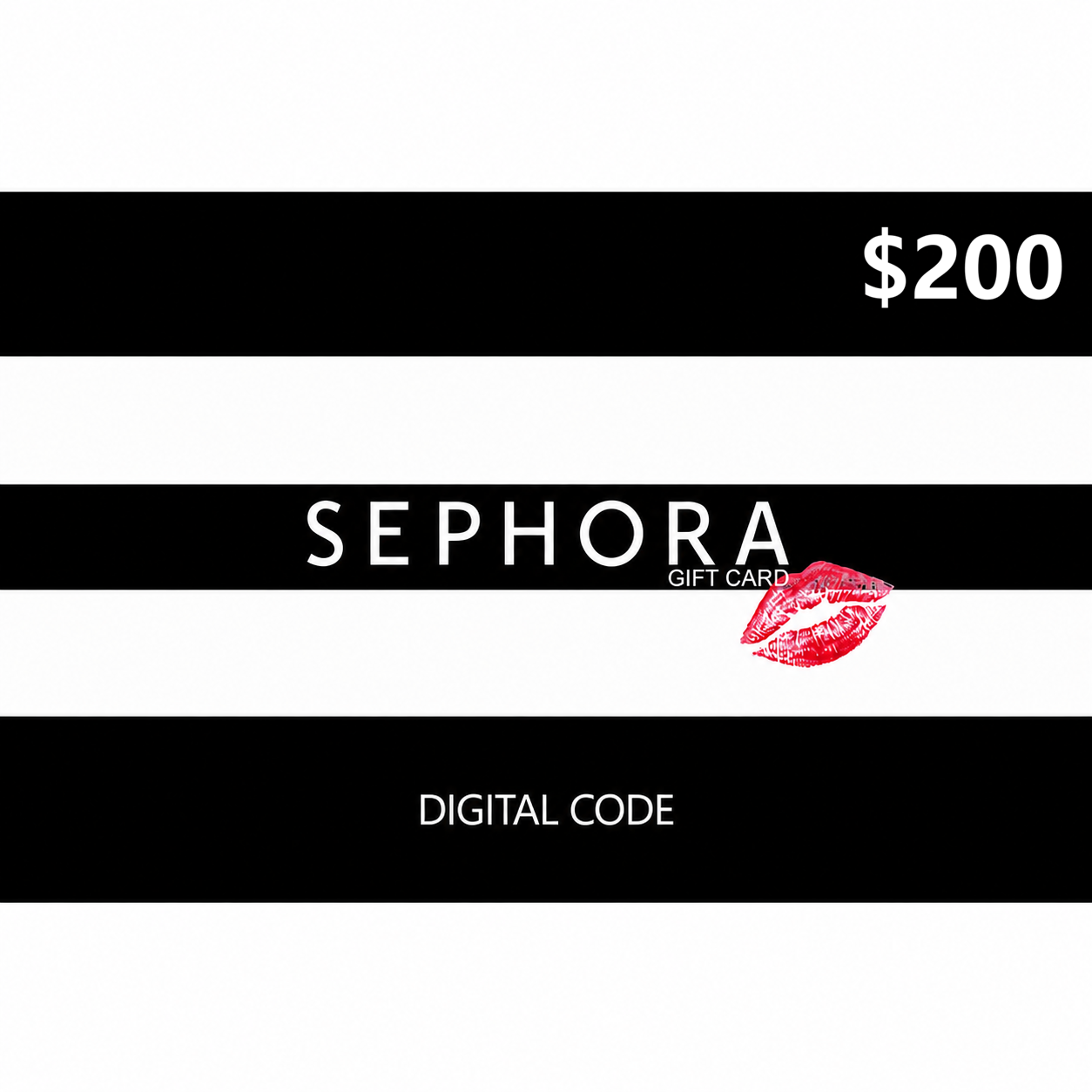 Sephora Gift Card US 200 usd