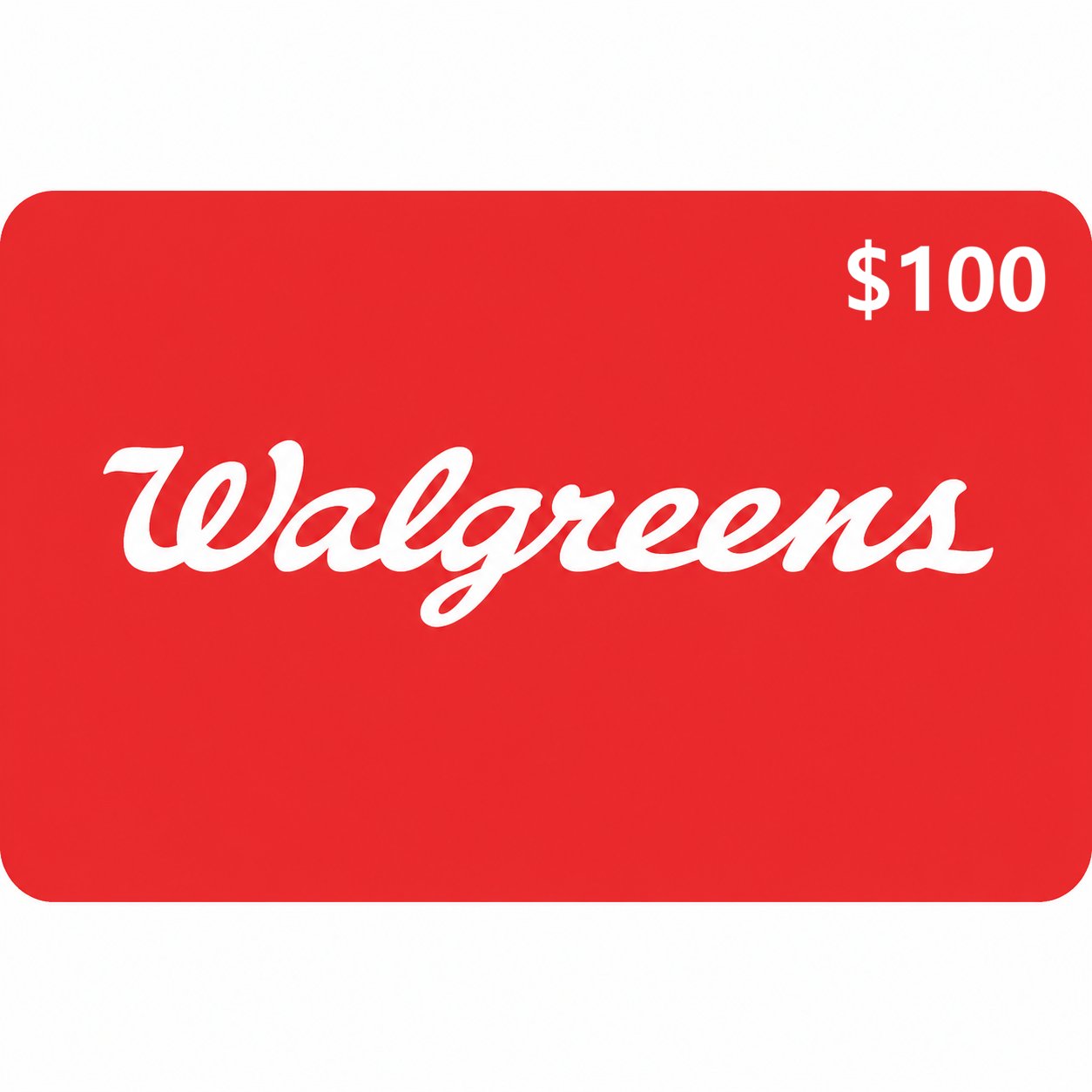 Walgreens Gift Card United States Region 100