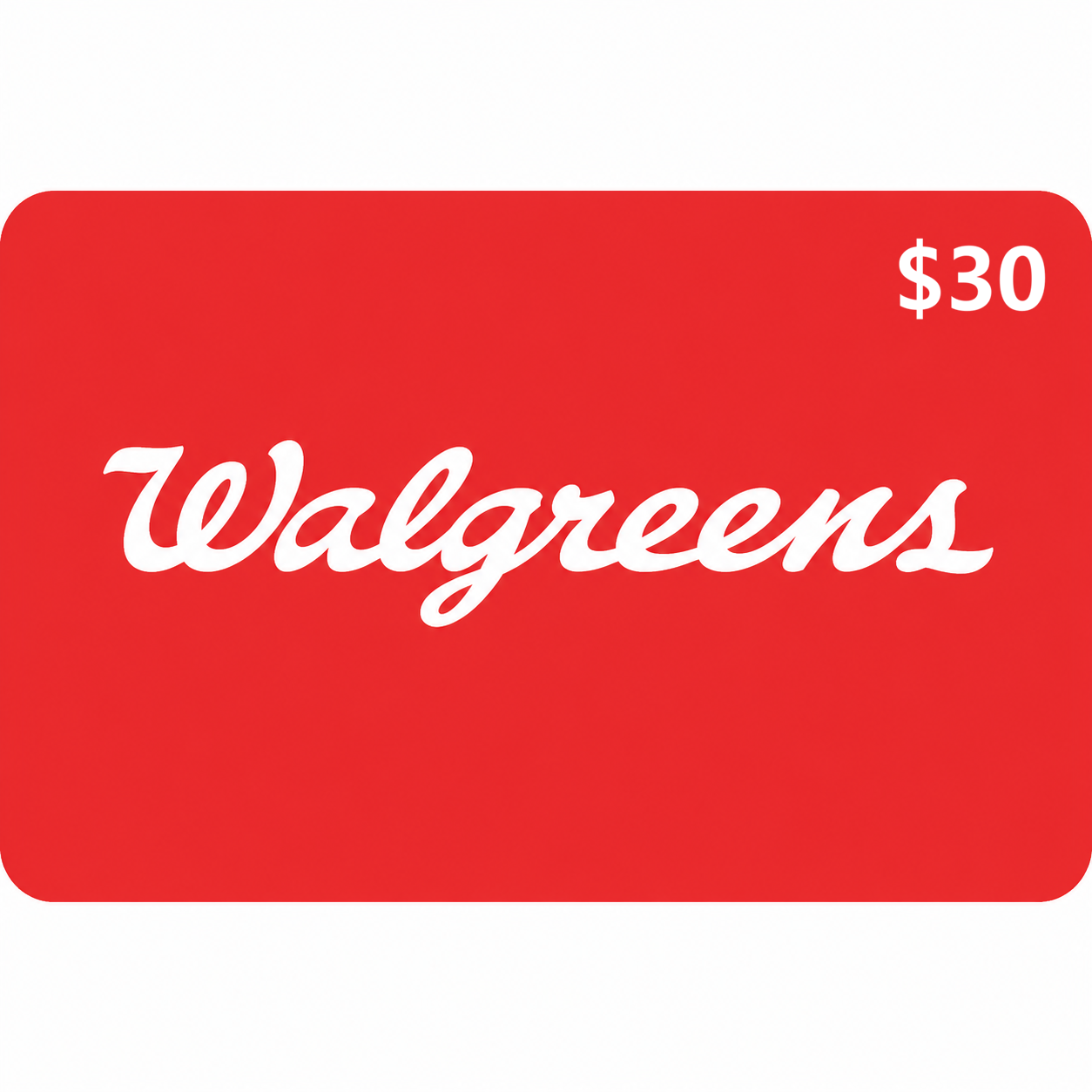 Walgreens Gift Card United States Region 30