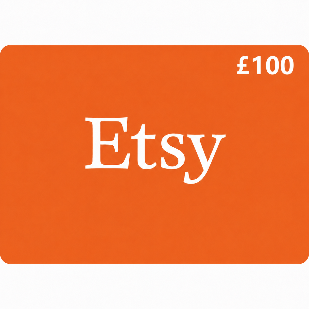 Etsy Gift Card United Kingdom Region 100