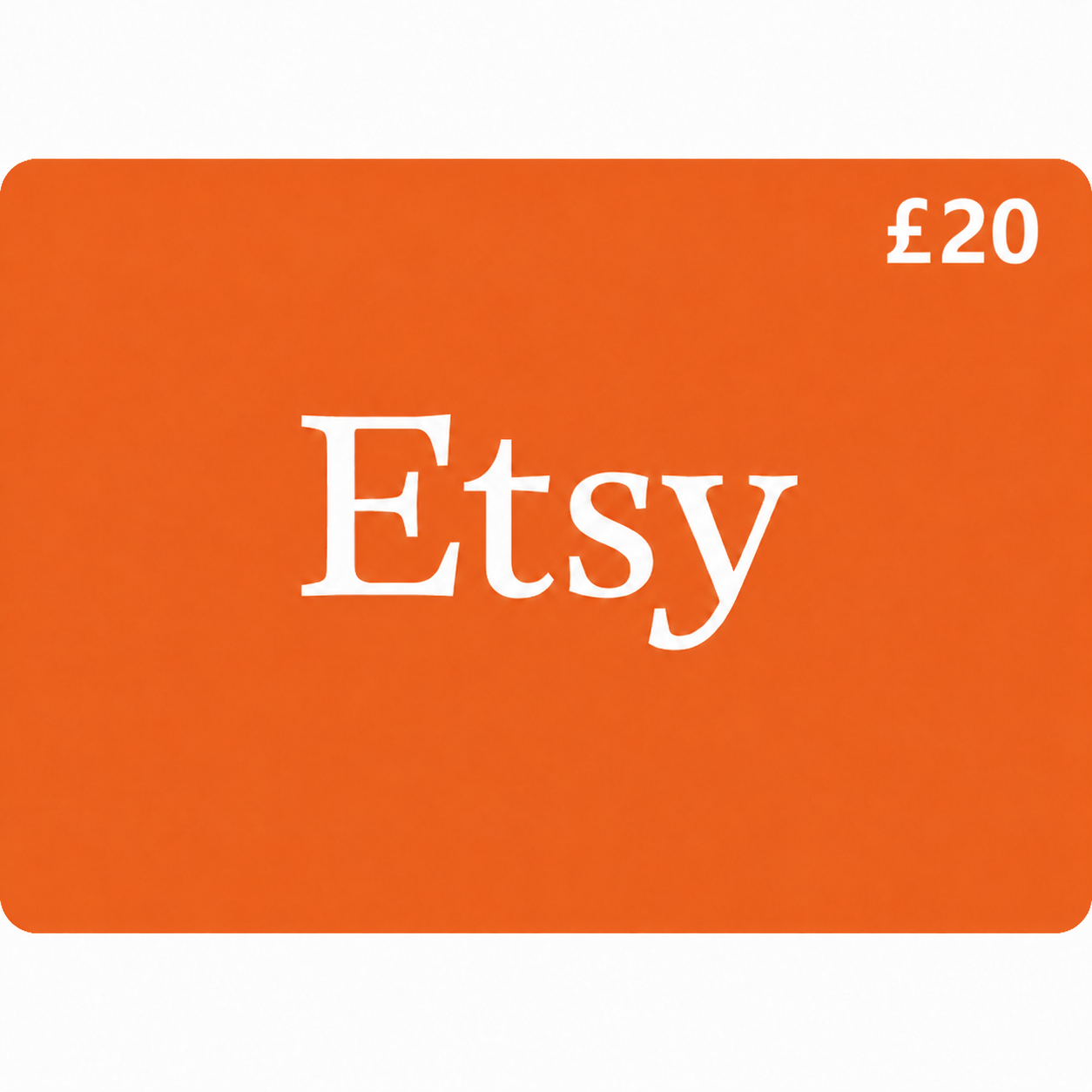 Etsy Gift Card United Kingdom Region 20