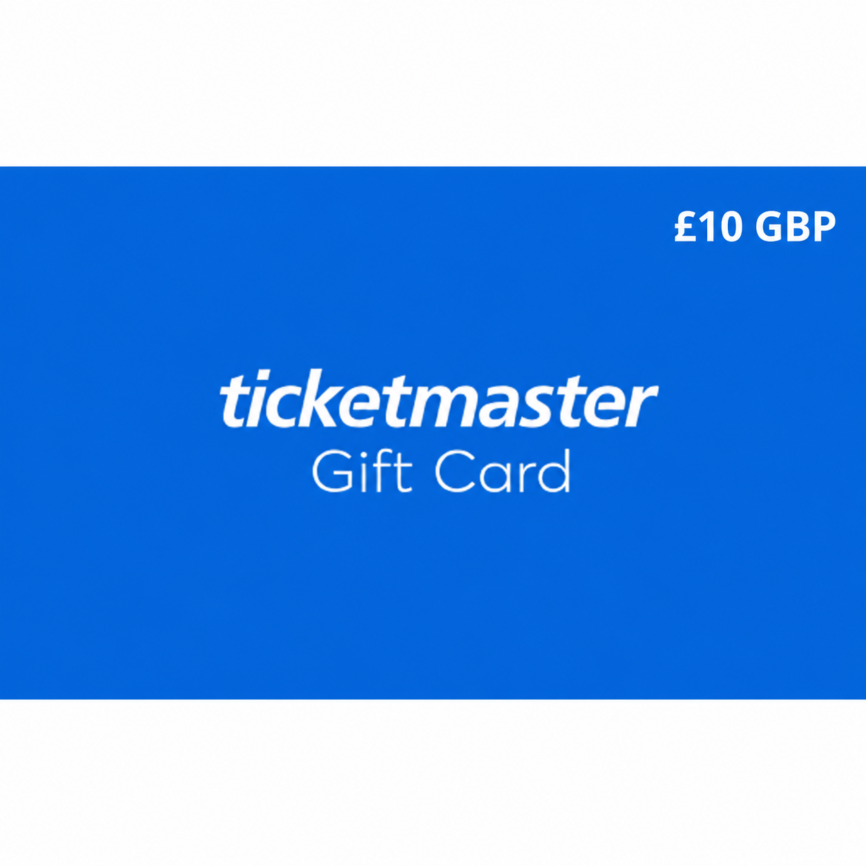 Ticketmaster Gift Cards United Kingdom Region 10