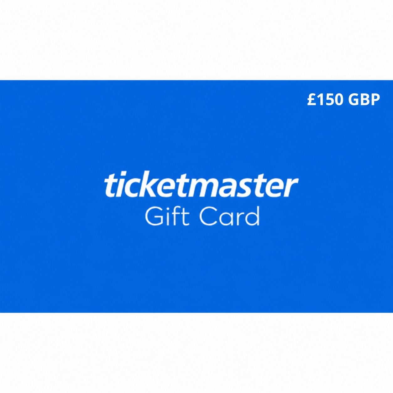 Ticketmaster Gift Cards United Kingdom Region 150