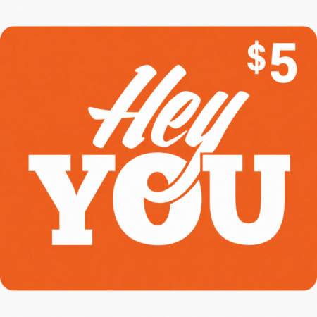 Hey You AU 5 AUD Gift Card