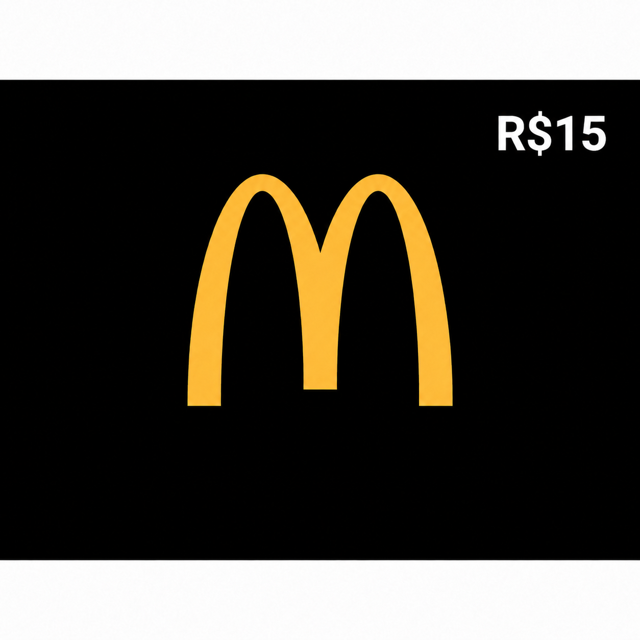 mcdonalds-br-15-brl McDonalds BR 15 BRL Gift Card
