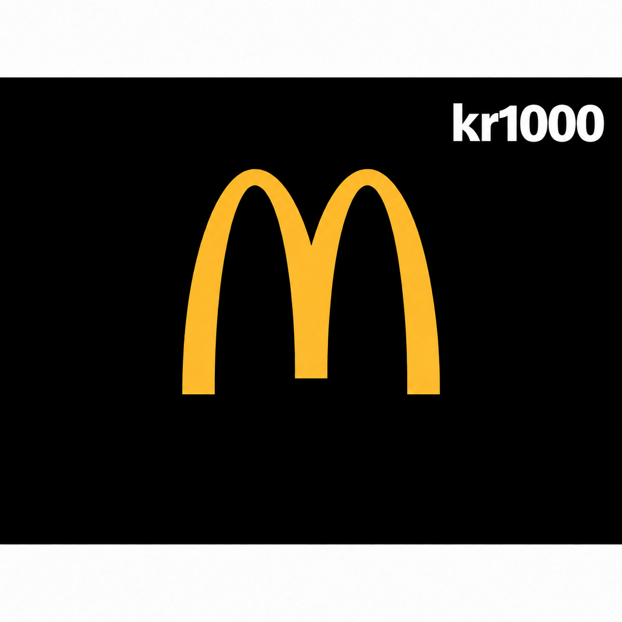mcdonalds-se-1000-sek McDonalds SE 1000 SEK Gift Card