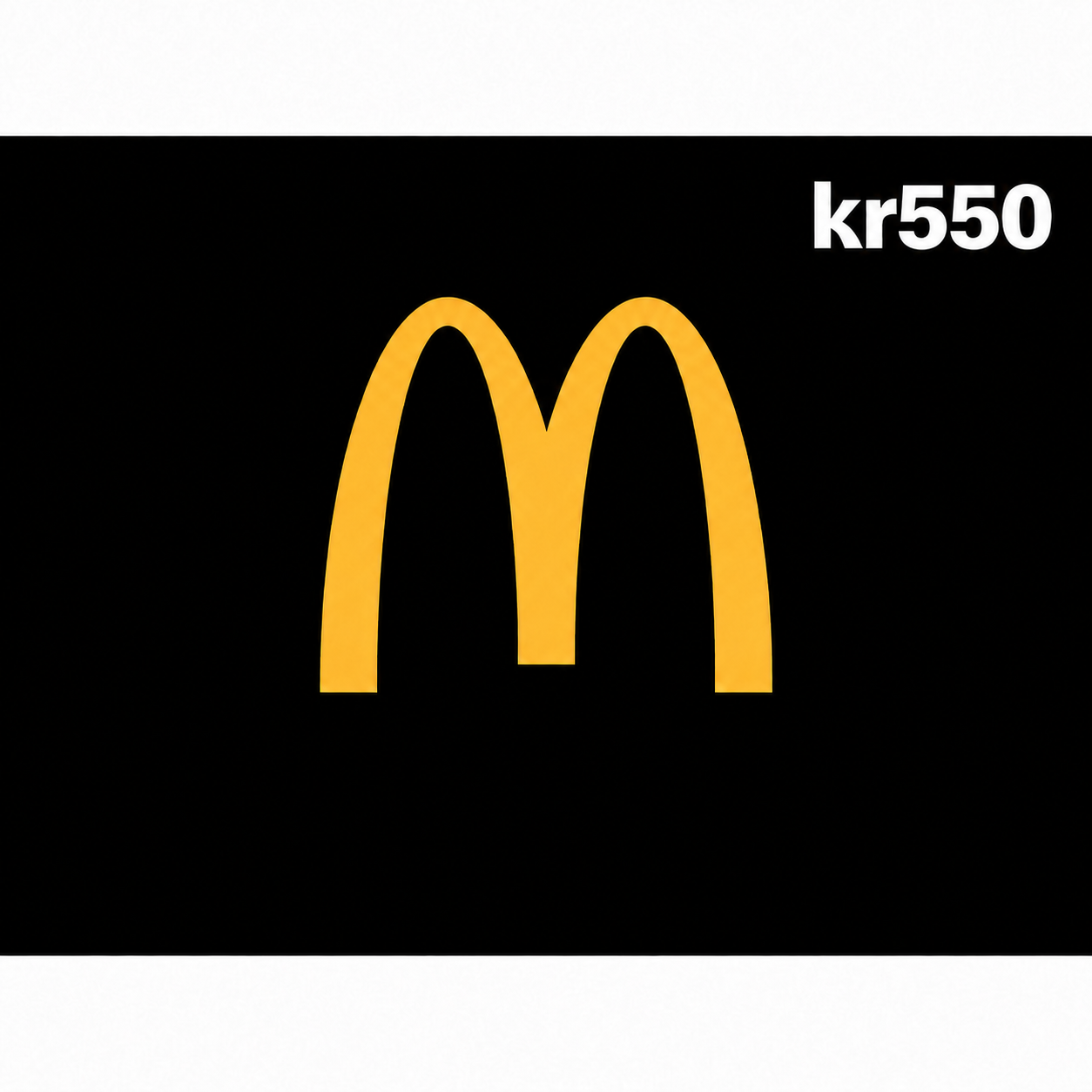 mcdonalds-se-550-sek McDonalds SE 550 SEK Gift Card