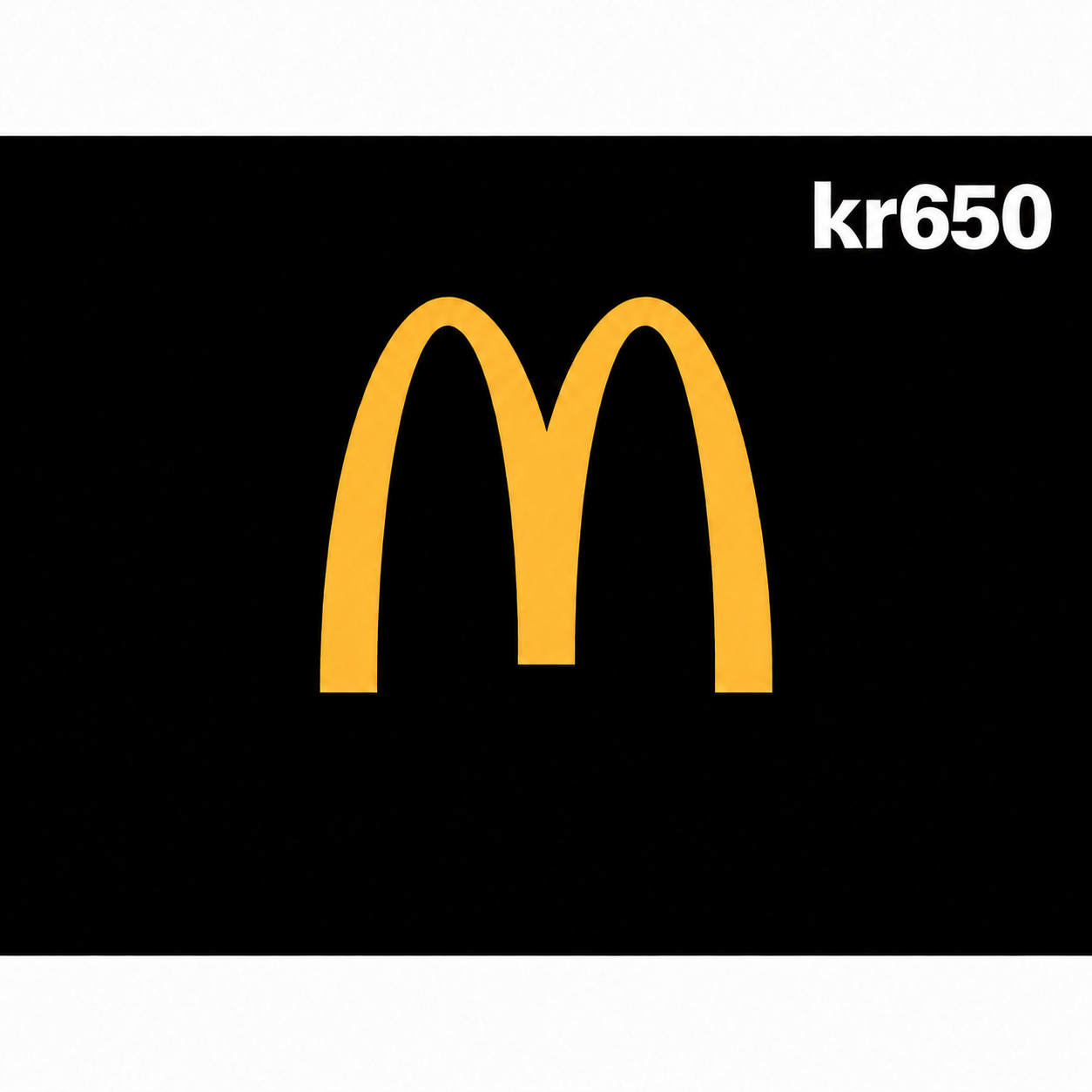 mcdonalds-se-650-sek McDonalds SE 650 SEK Gift Card