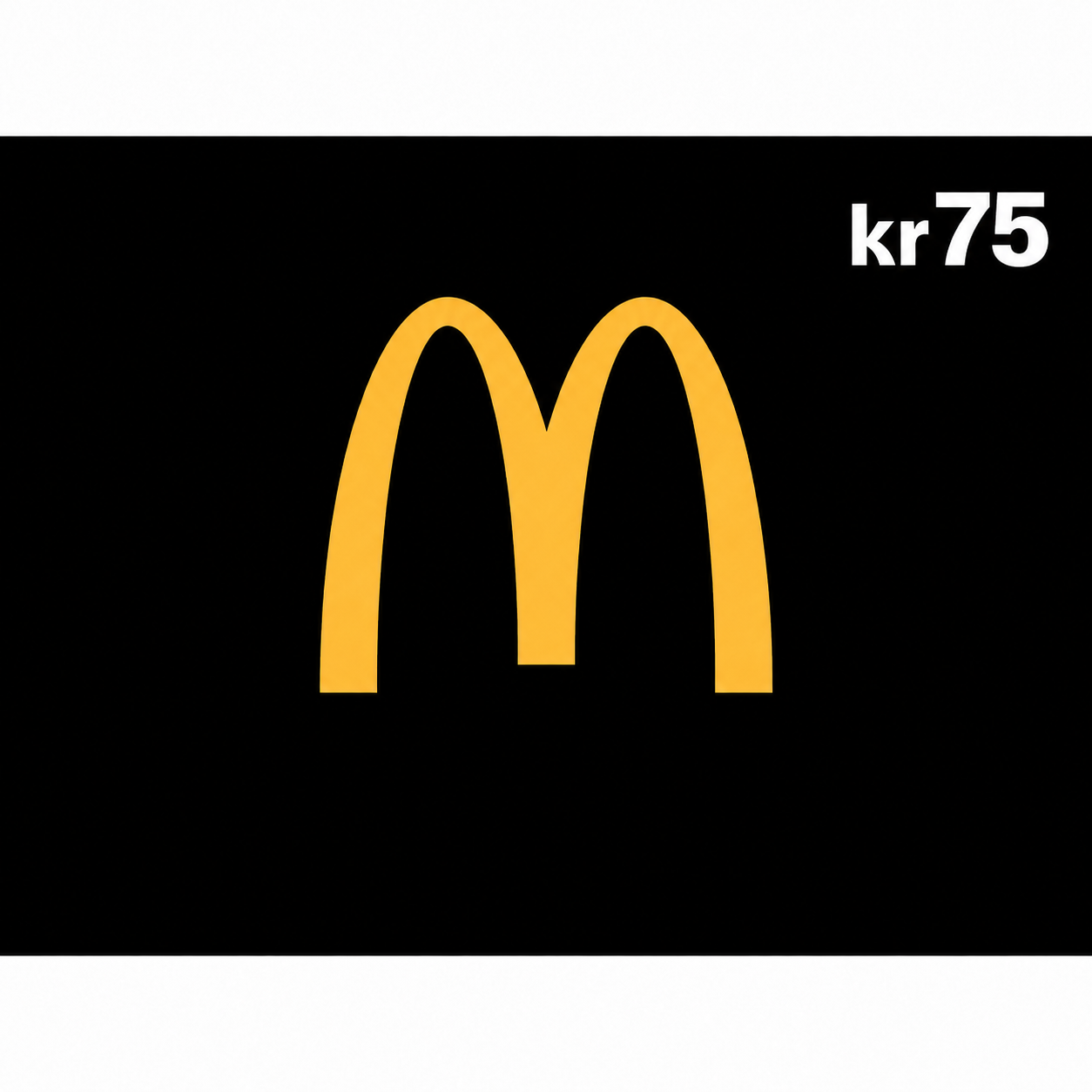 mcdonalds-se-75-sek McDonalds SE 75 SEK Gift Card