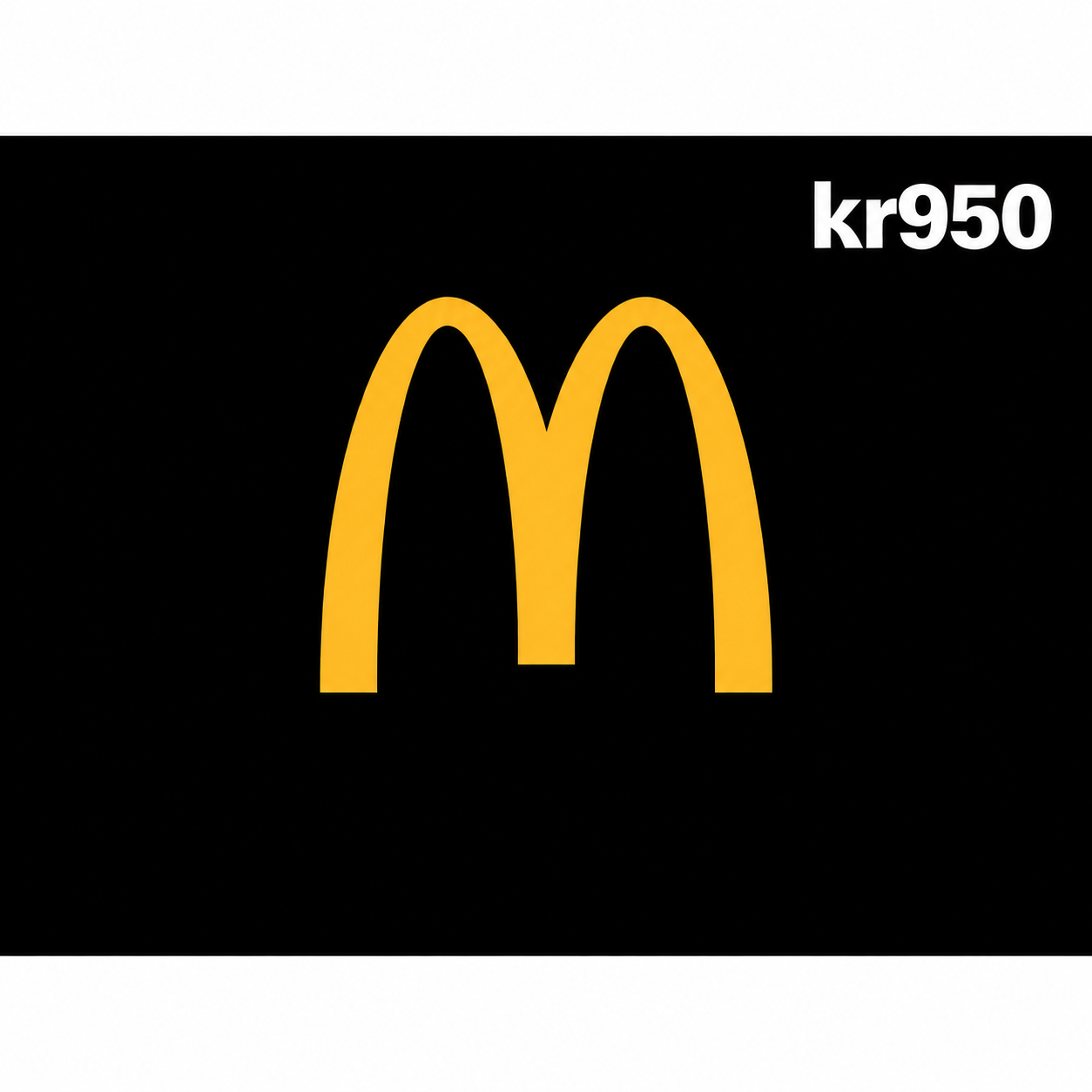 mcdonalds-se-950-sek McDonalds SE 950 SEK Gift Card