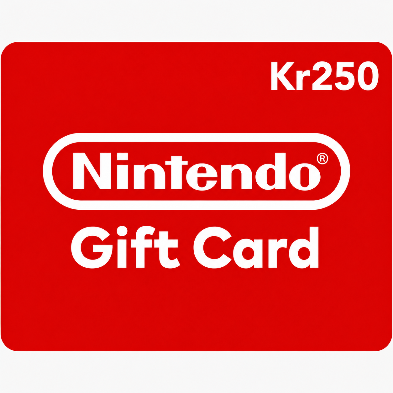 nintendo-no-250-nok Nintendo NO 250 NOK Gift Card