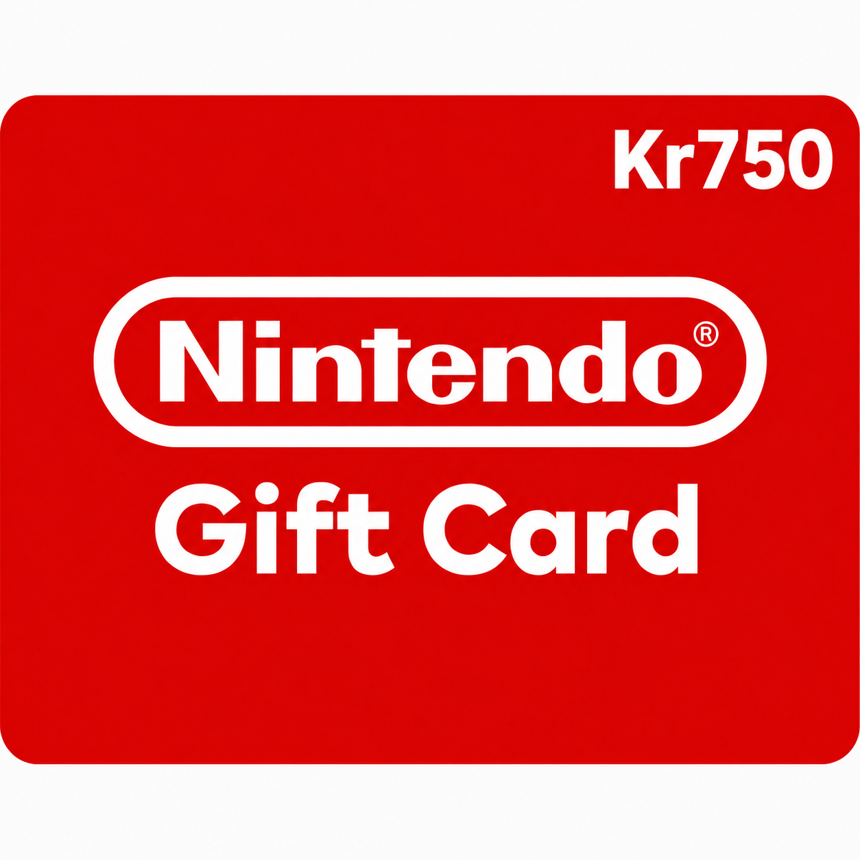nintendo-no-750-nok Nintendo NO 750 NOK Gift Card