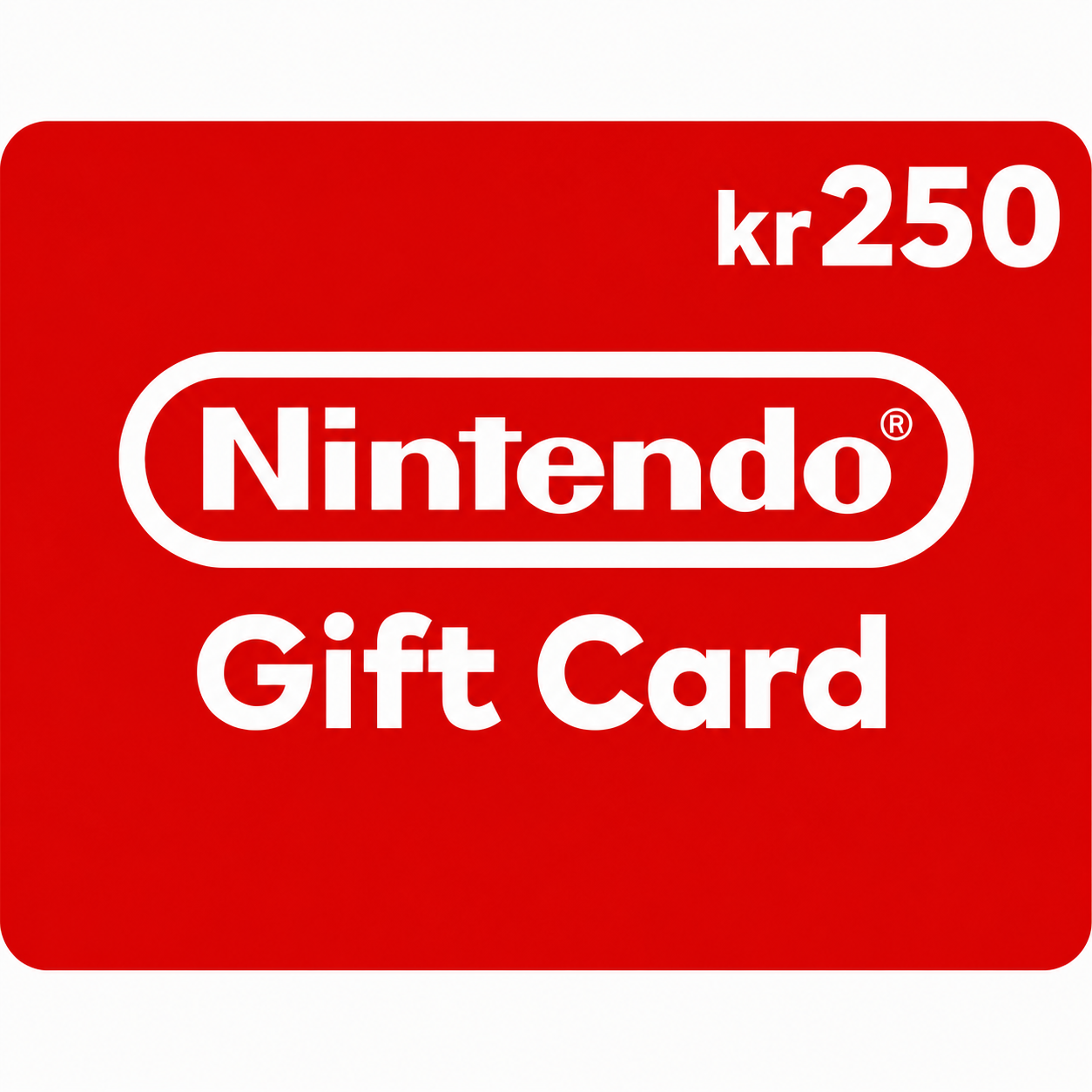 nintendo-se-250-sek Nintendo SE 250 SEK Gift Card