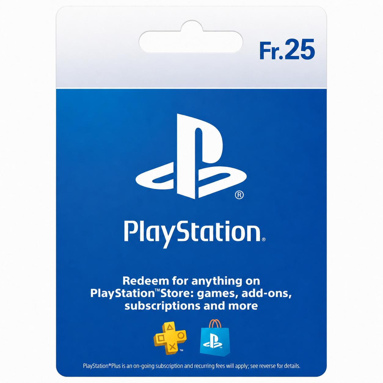 playstation-ch-25-chf PlayStation CH 25 CHF Gift Card
