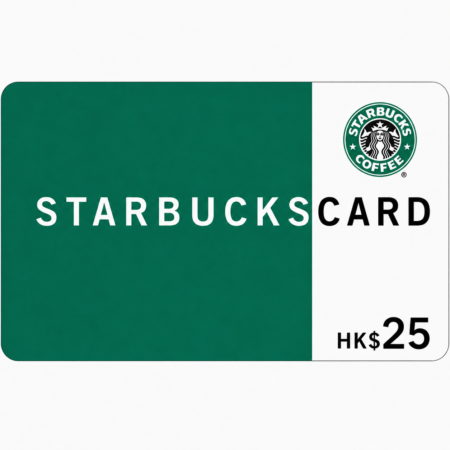 Starbucks HK 25 HKD GIft Card