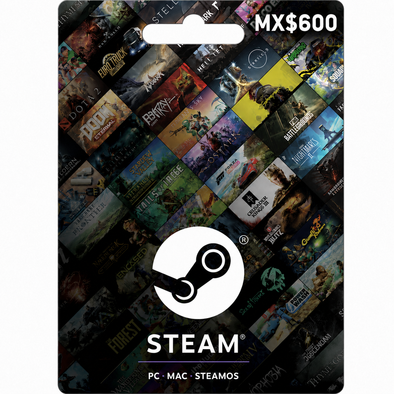 steam-mx-600-mxn Steam MX 600 MXN Gift Card