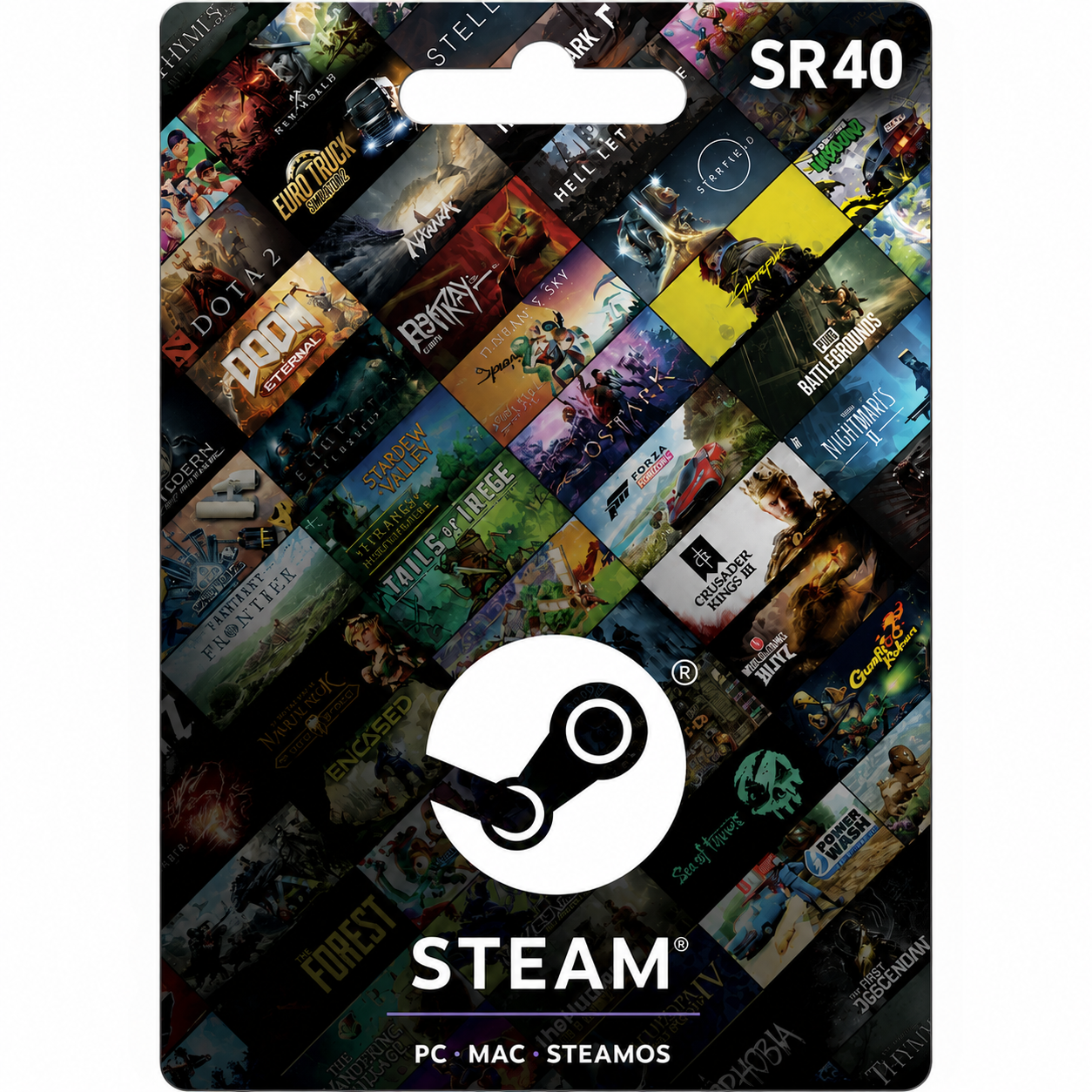 steam-sa-40-sar Steam SA 40 SAR Gift Card