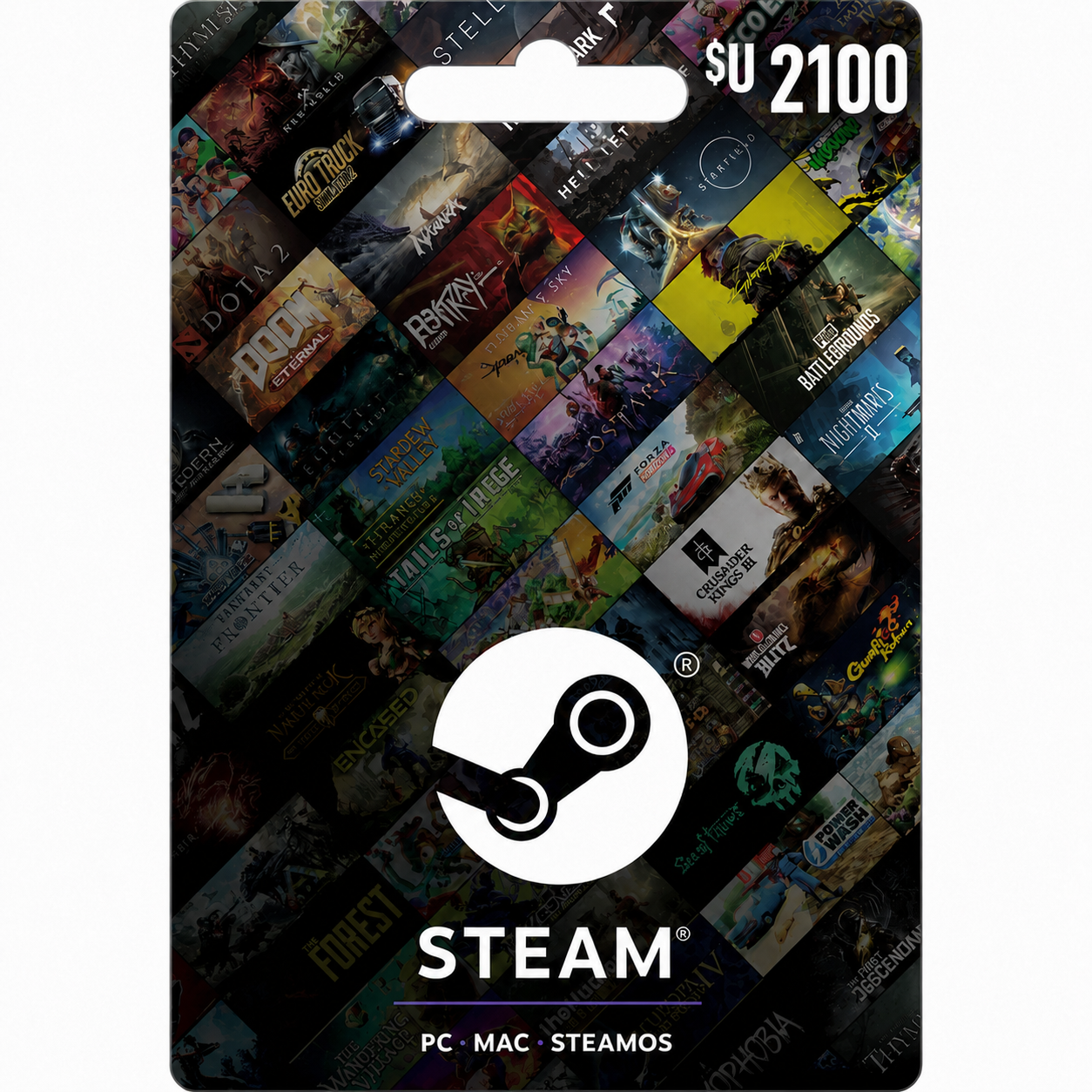 steam-uy-2100-uyu Steam UY 2100 UYU Gift Card