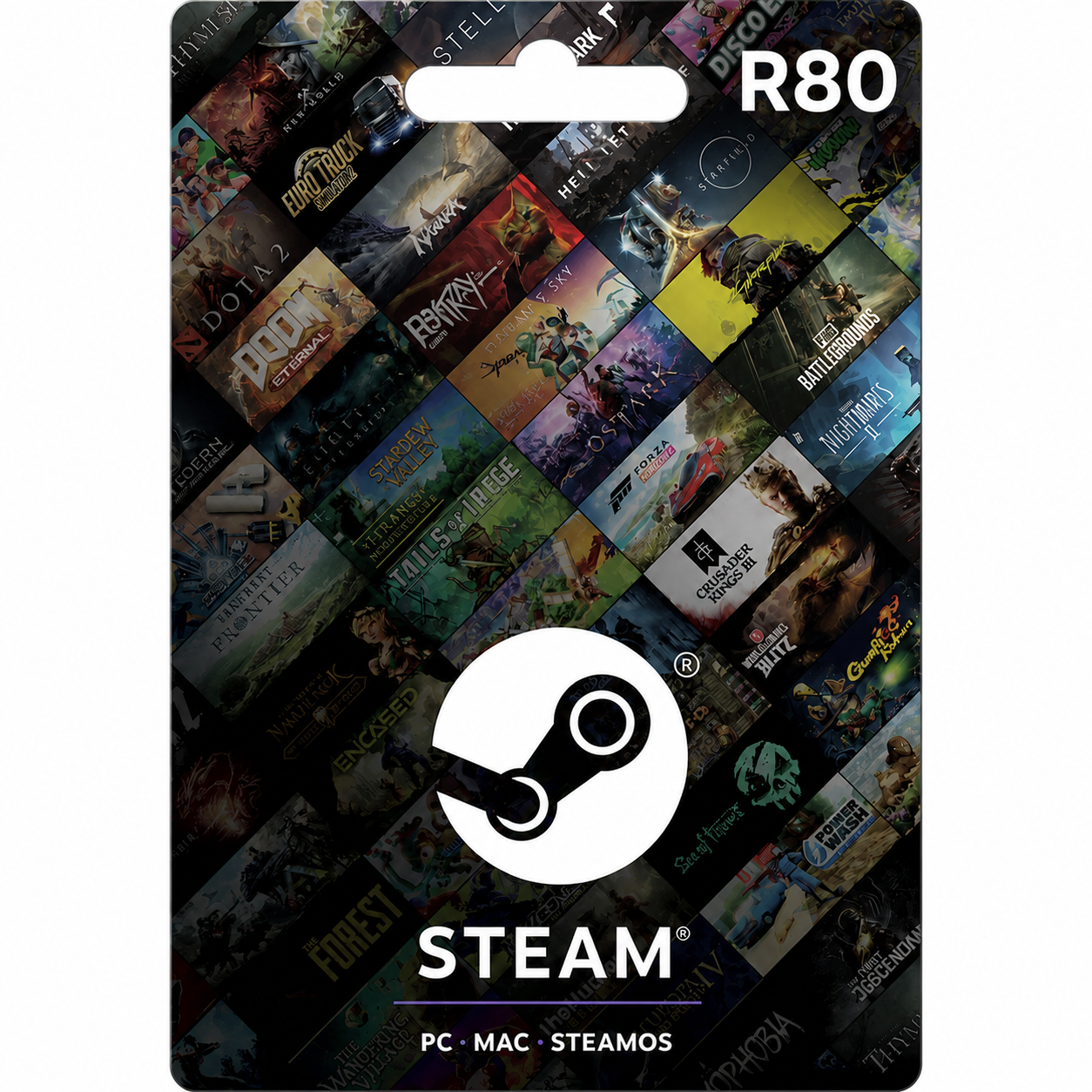 steam-za-80-zar Steam ZA 80 ZAR Gift Card